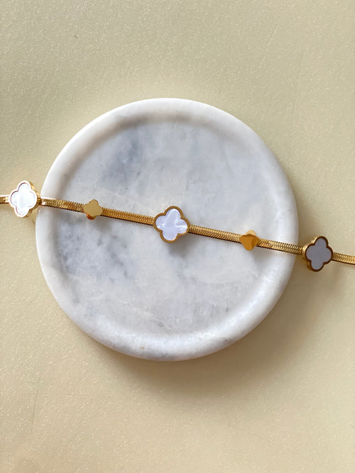 White Clover Bracelet