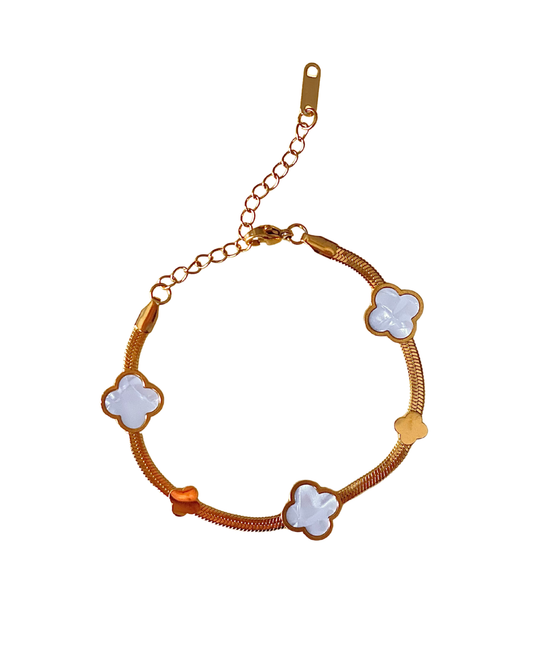 White Clover Bracelet